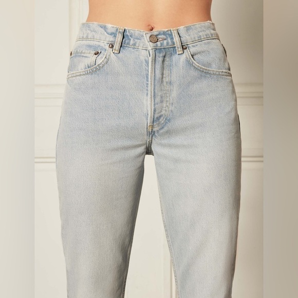 Boyish The Billy High Rise Skinny Jeans Light Wash Sunrise Rigid Denim Size 26 - Picture 16 of 16